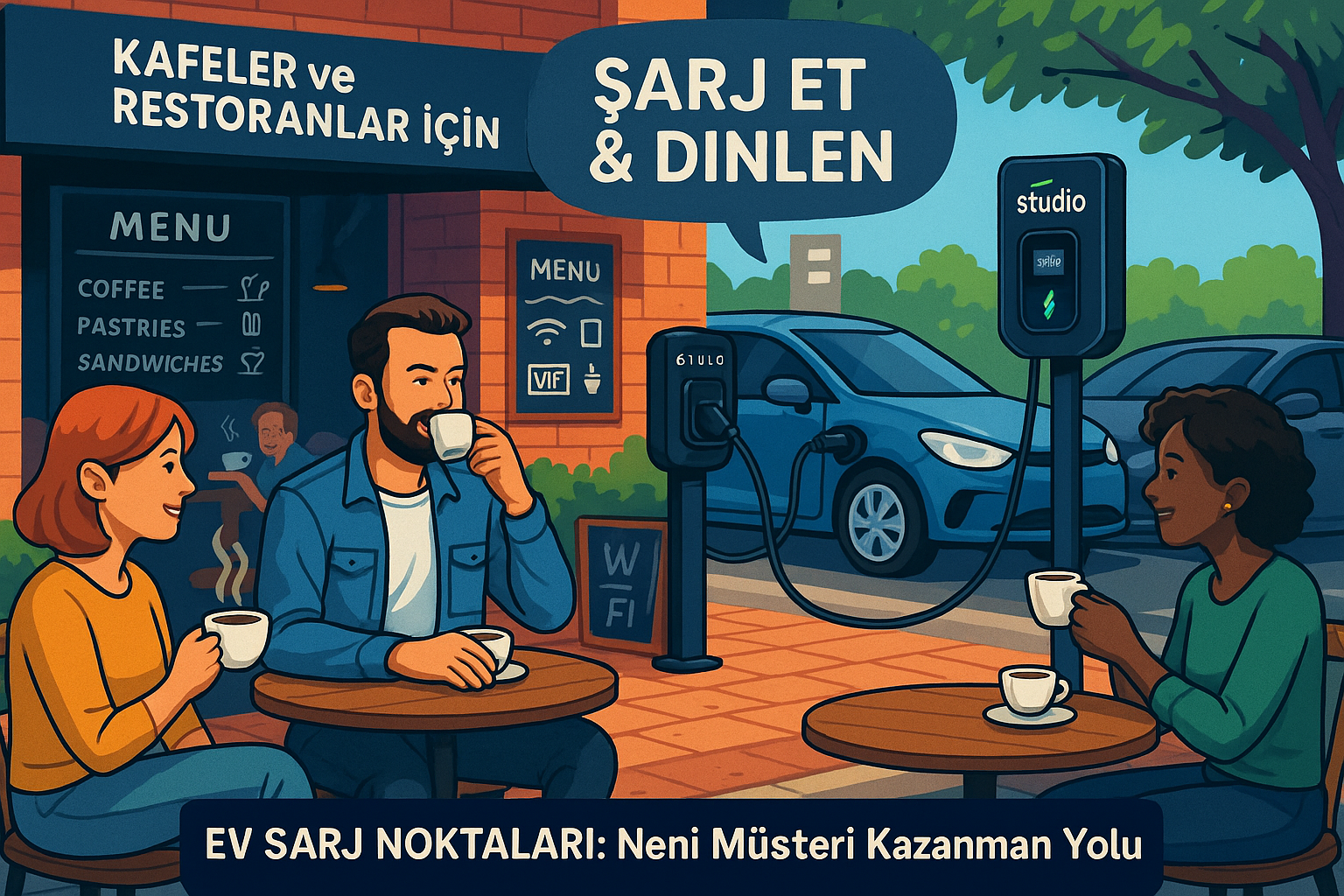 TALEX Cafe Şarj Noktası